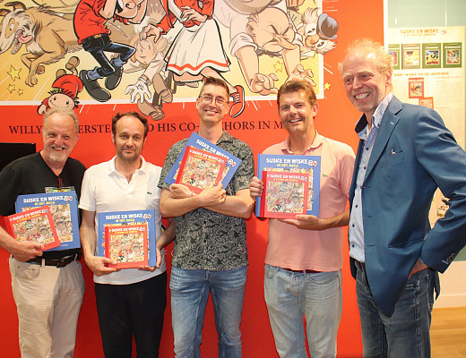 Opening nieuwe tentoonstelling Suske en Wiske 80, 'A Studio of Heroes'