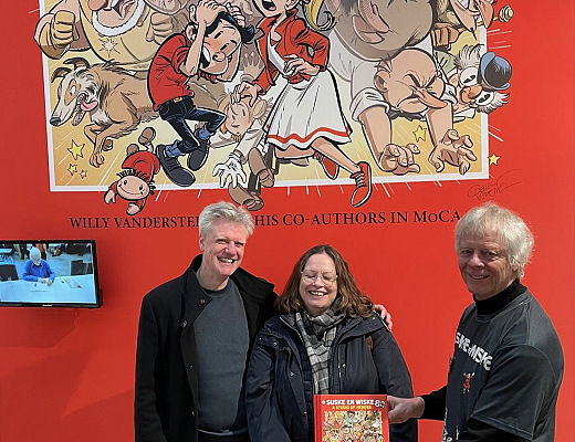 3000ste bezoeker Vandersteen tentoonstelling