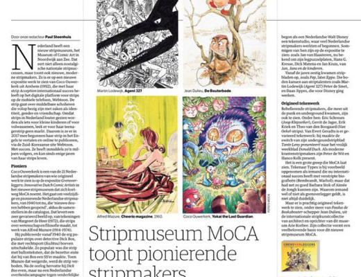 Het MoCA in de NRC...