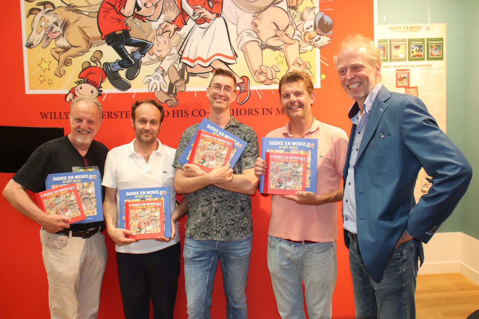 Opening nieuwe tentoonstelling Suske en Wiske 80, 'A Studio of Heroes'