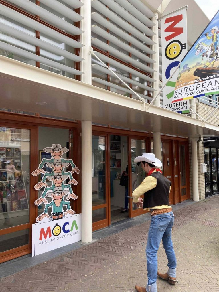 Dutch Lucky Luke heeft het MoCA officieel geopend