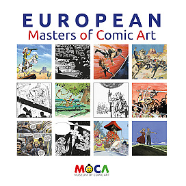  Luxe catalogus European Masters of Comic Art