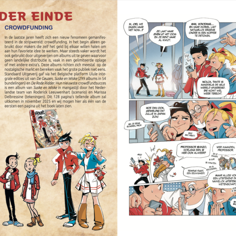 Golden Crowdfund Editie 'Suske en Wiske 80, 'A studio of heroes'