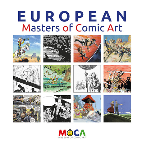  Luxe catalogus European Masters of Comic Art