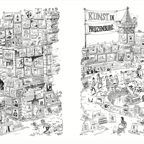 Tweede druk Luxe catalogus 'Jan van Haasteren - The Missing Pieces of a Comic Artist'