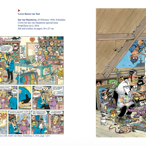 Tweede druk Luxe catalogus 'Jan van Haasteren - The Missing Pieces of a Comic Artist'