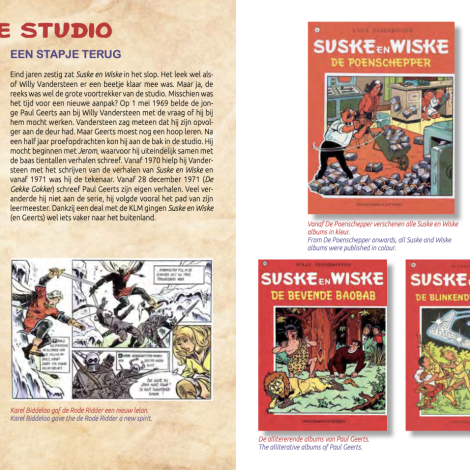 Luxe catalogus 'Suske en Wiske 80, 'A studio of heroes'