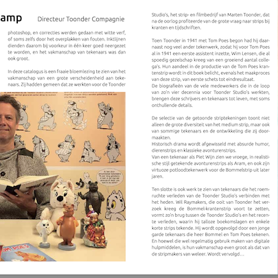 Luxe catalogus '80 Jaar Toonder Studio's'